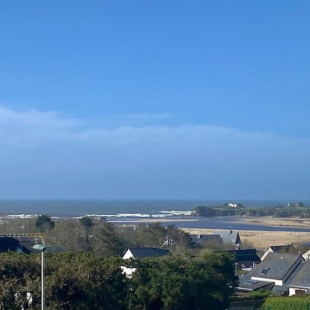 Studio Blue Horizon Vue Mer Guidel-Plage ภายนอก รูปภาพ